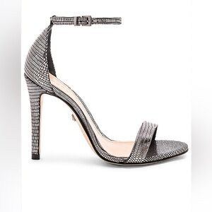 Schultz Metal Lezard Candy Lee Ankle Strap Stiletto Heel Sandals - Size 8.5